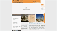 Desktop Screenshot of khodalsteel.com