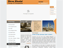 Tablet Screenshot of khodalsteel.com